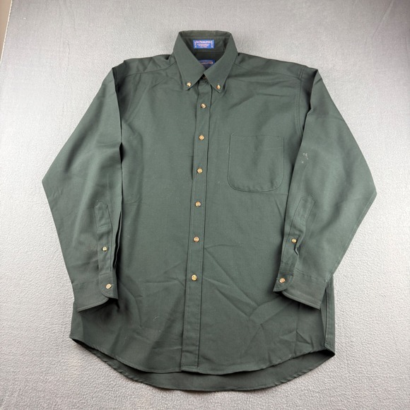 Pendleton Other - Vintage Sir Pendleton Shirt Mens M Green Button Down Virgin Worsted Wool Flannel